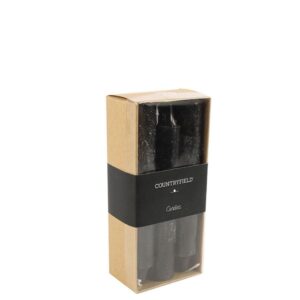 Countryfield Tafelkerze Schwarz 14 cm