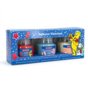 Haribo 3er-Set Duftkerzen Winterland