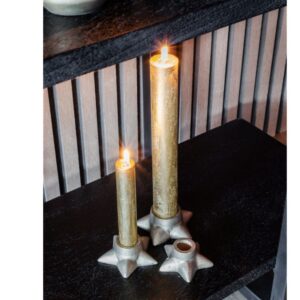 Home Society Kerzenleuchter XL Gold Star 3er-Set