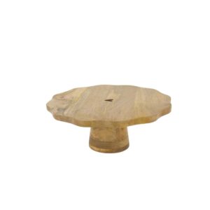 Zusss Tortenplatte Holzherz natur