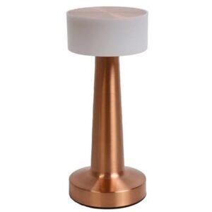 Countryfield Led Tischlampe Kupfer/Weiß