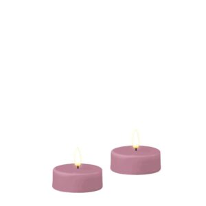 Deluxe Homeart Led Teelicht 2 Stück Lavendel