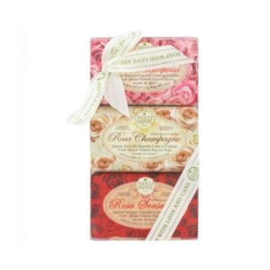 Nesti Dante Geschenkset Seife Rosa 3 x 150gr