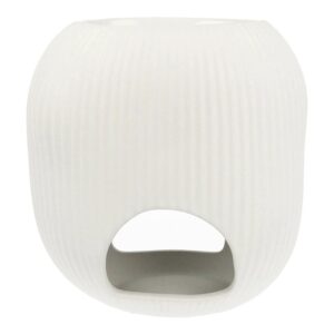 Duftchips Wachs Brenner Oval Hoch Weiß