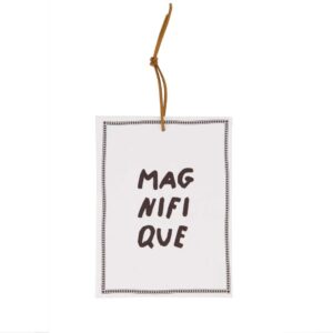 Zusss Duftsachet Magnifique weiß / anthrazitgrau