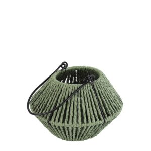 Countryfield Windlicht Ise Oval Grün