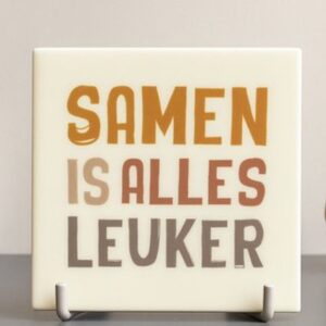 Fliese: Gemeinsam macht alles mehr Spaß