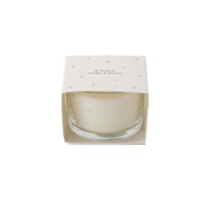 Zusss Duftkerze in Verpackung Liebe & Stärke weiß/gold