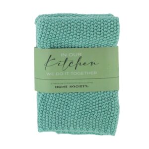 Home Society Geschirrtuch 2 Stück Hellgrün
