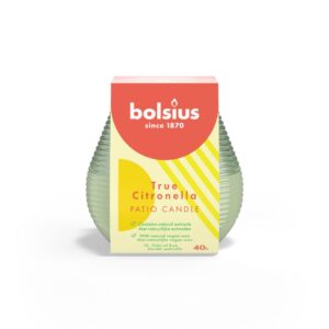 Bolsius Outdoor-Kerze / Patiolight Citronella Soft Green