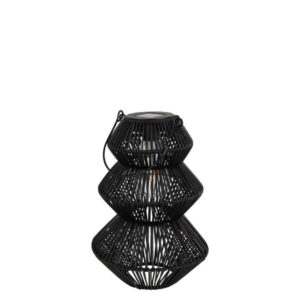 Countryfield Solar-Hängeleuchte Onora Pearl L Schwarz