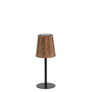 Countryfield Solar Tischlampe auf Fuß Onora braun