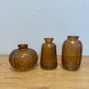 DK Design Vasen-Set, 3er-Set, Dayah Brown