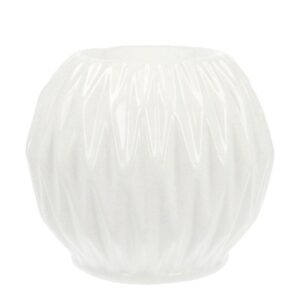 Scentmoods Wachs Brenner Schale Weiß