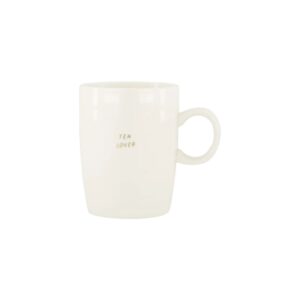 Zusss Teebecher Teeliebhaber weiß/gold