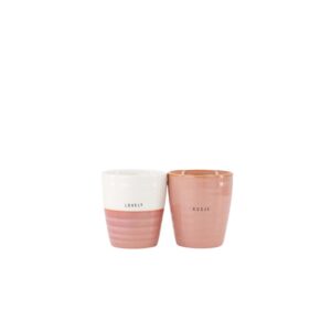 Zusss Kaffeebecher Kuss und Kaffeebecher Lovely Pink