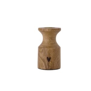 Zusss Kerzenleuchter Holz Herz