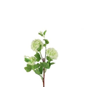 Countryfield Kunstblume Viburnum opulus weiß – Schneeball am Stiel