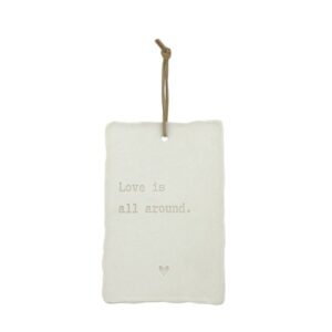 Home Society Porzellanteller Love