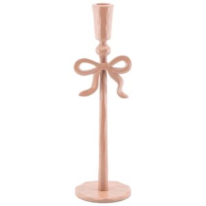 Homebound by KY Kerzenhalter mit Schleife, rosa, L