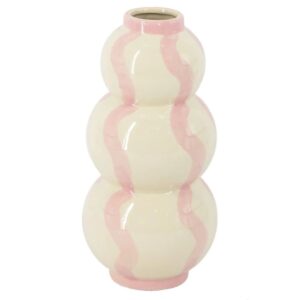 Homebound by KY Pottery Vase Lines Rosa