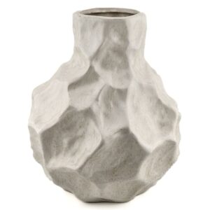 Homebound by KY Pottery Vase einzigartig beige