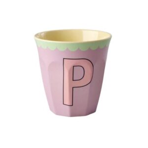 Rice Alphabet-Becher Vintage Pink P