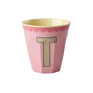 Rice Alphabet-Becher Vintage Pink T