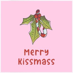 Fliese Merry Kissmass