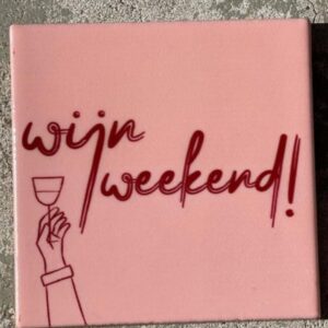 Tegeltje-Weinwochenende