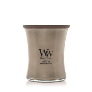 WoodWick medium candle, Zypresse, Ore, Warm Nickel