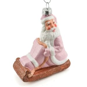 Homebound by KY Weihnachtskugel-Anhänger Weihnachtsmann-Schlitten Pastell